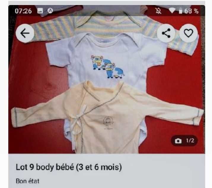 Lot v�tements enfants 1 �  18 mois (37 articles) 15 Versailles (78)