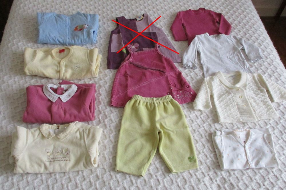 lot 11 vêtements fille 6 mois 15 Saint-André-les-Vergers (10)