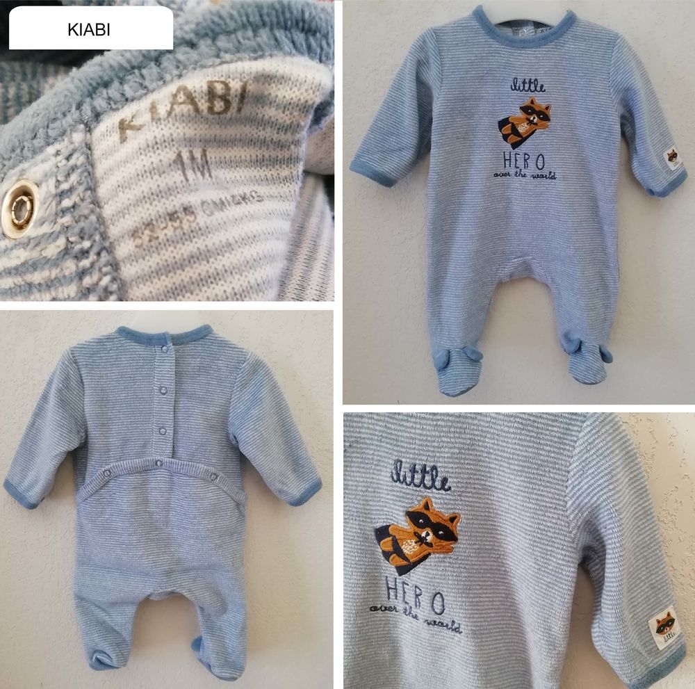 Lot v�tements gar�on automne/hiver - 1 mois 20 C�bazat (63)