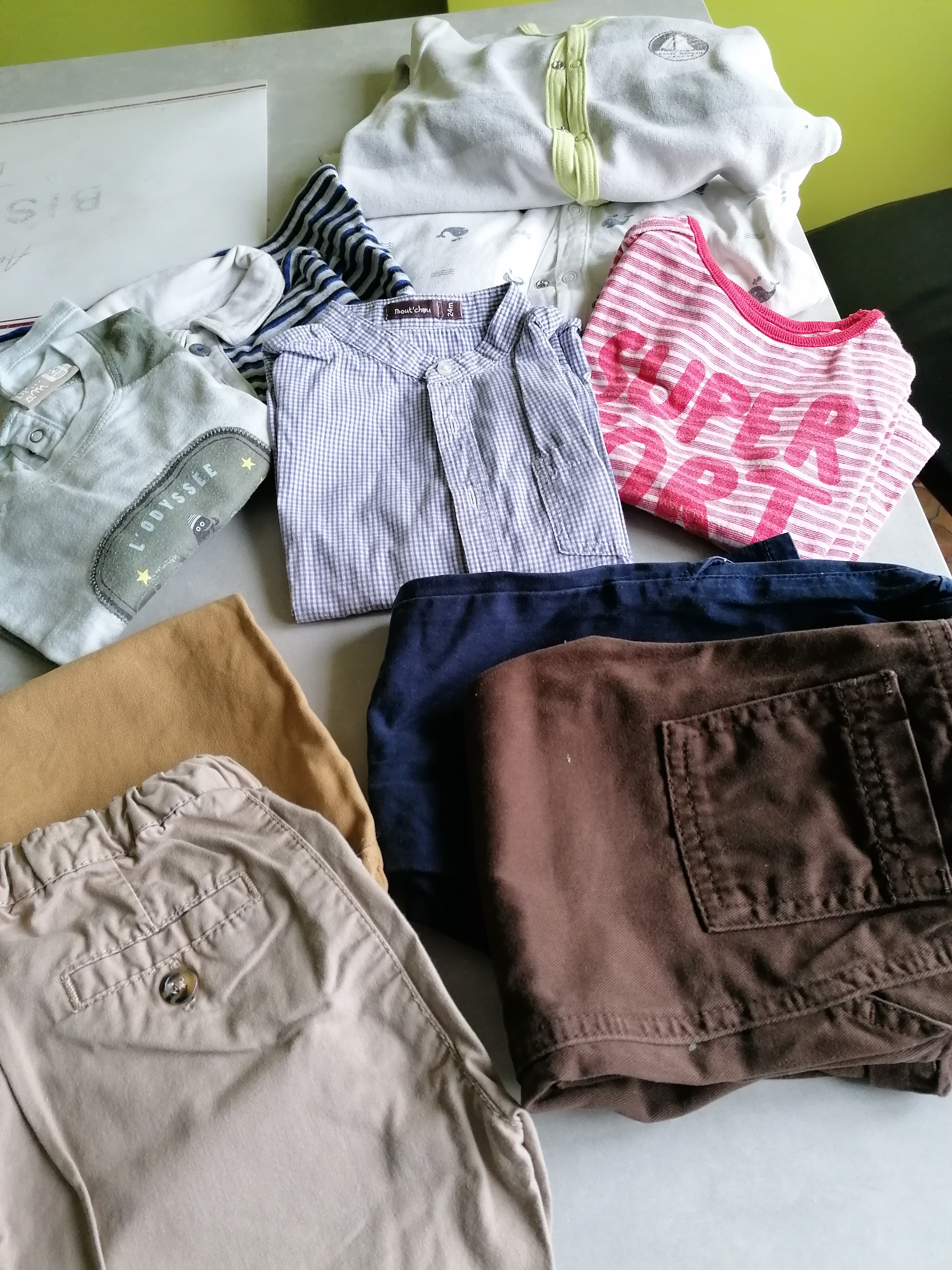 Lot v�tements gar�on 2 ans 4 Jury (57)