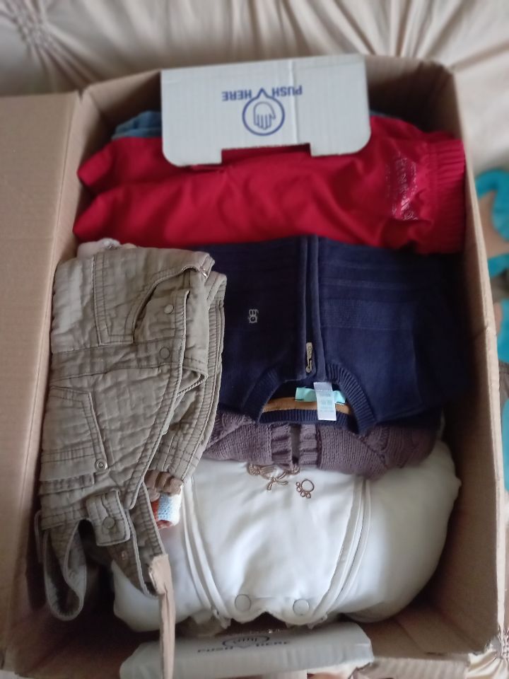 Lot v�tements hiver b�b� 6 mois 52.5 Villiers (86)