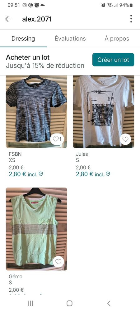 V�tements homme 1 Champier (38)