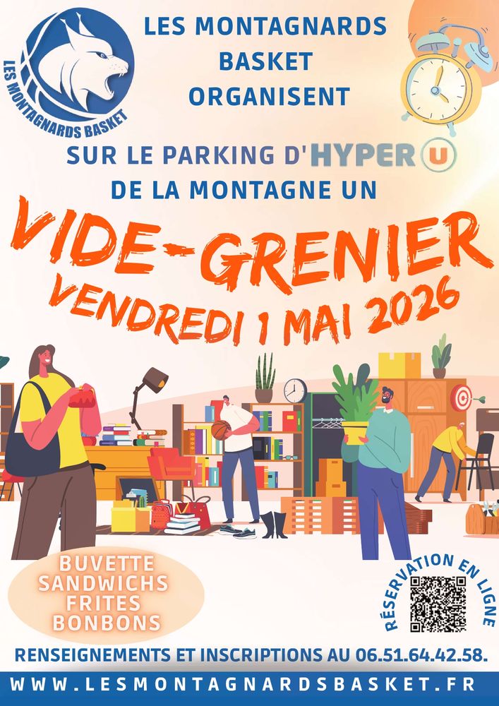 Vide Grenier du 1er Mai 2026 - Les Montagnards Basket 0 La Montagne (44)