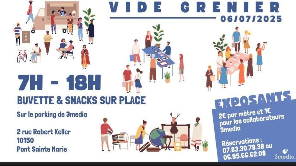 Vide grenier Cse 3media 0 Pont-Sainte-Marie (10)