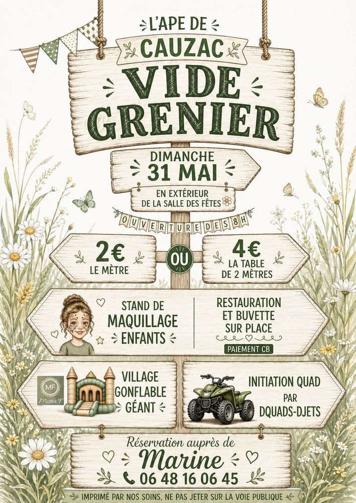 vide grenier Cauzac 0 Cauzac (47)