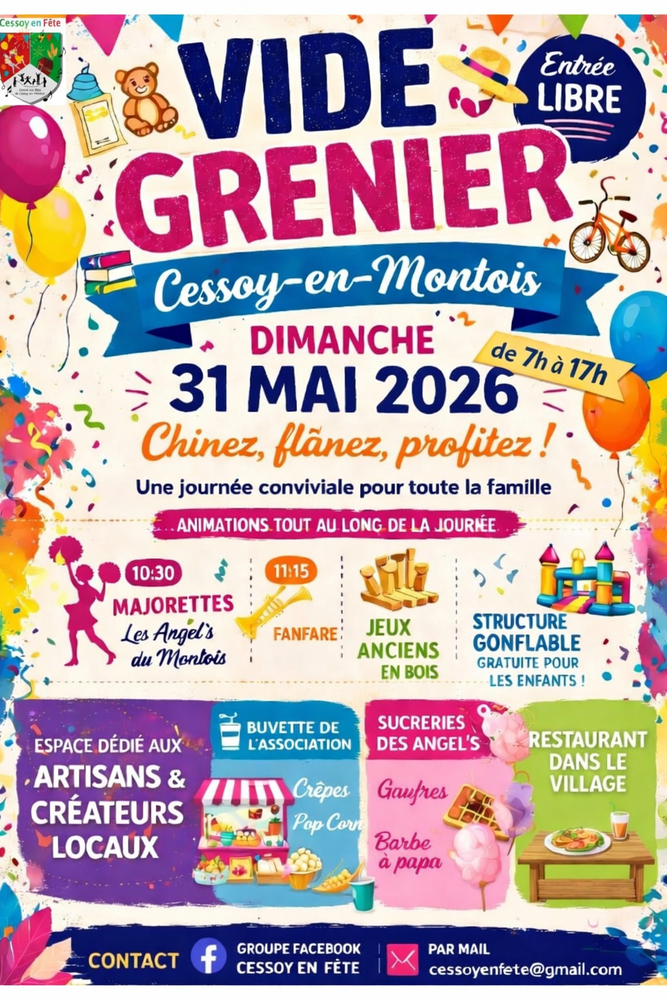 Vide-grenier &agrave; Cessoy-en-Montois (77) 0 Cessoy-en-Montois (77)