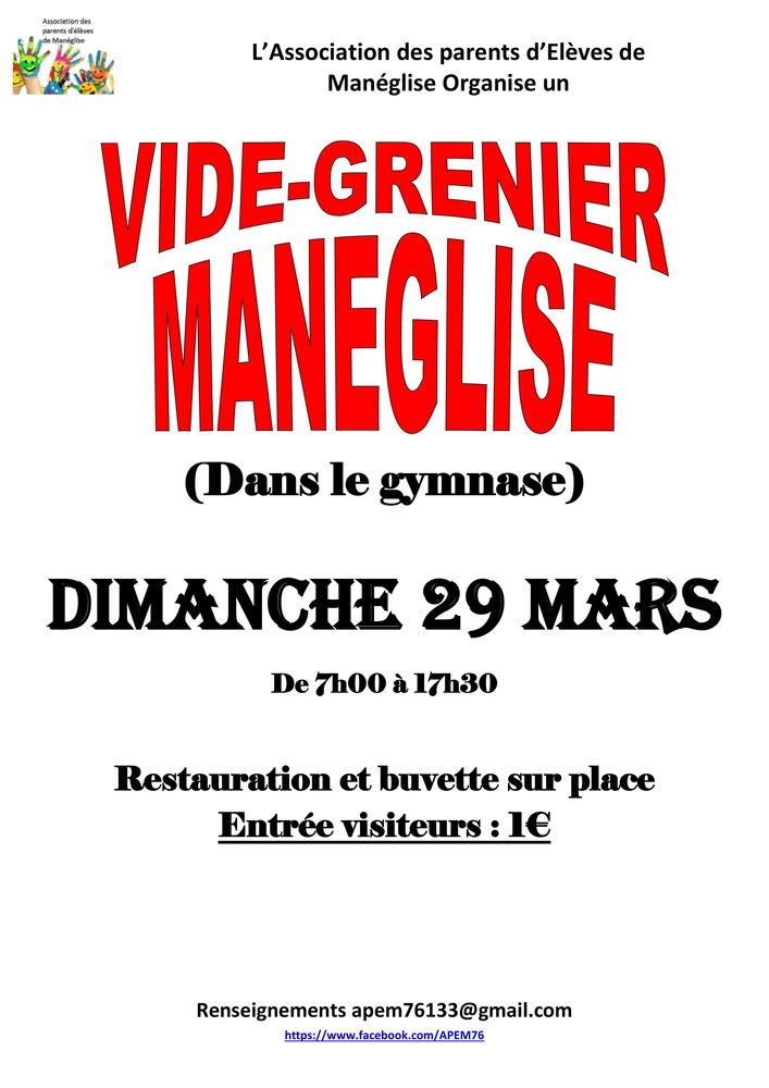 vide grenier couvert 0 Man�glise (76)