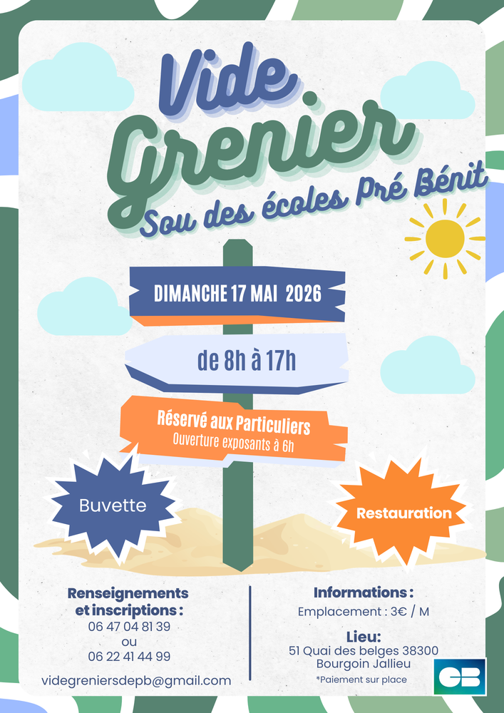 Vide grenier su Sou des Ecoles 0 Bourgoin-Jallieu (38)