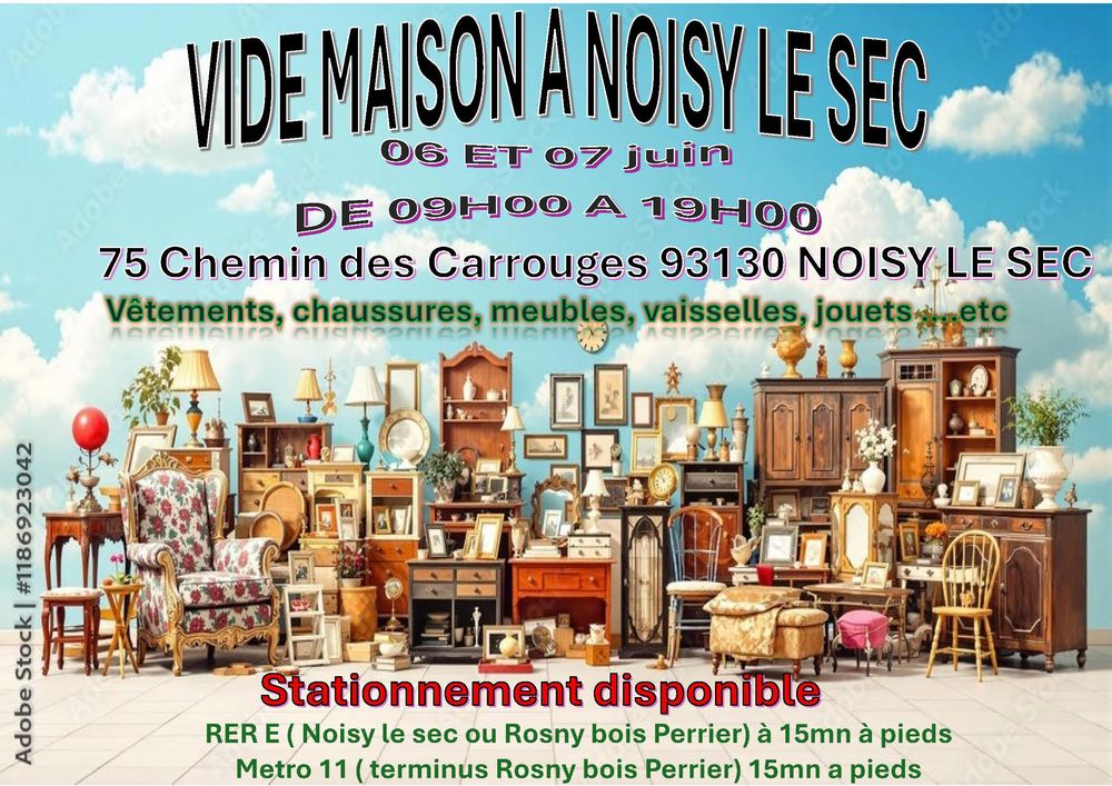 Vide grenier entre amis 0 Noisy Le Sec (93)