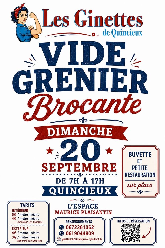 vide grenier des Ginettes 0 Quincieux (69)