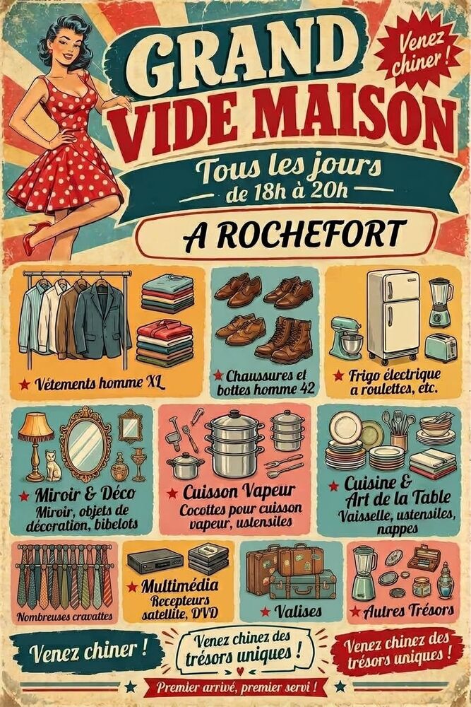vide grenier maison 0 Rochefort (17)