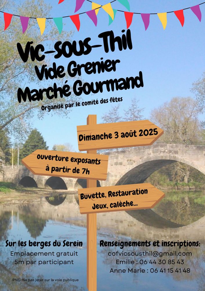 Vide grenier et marché gourmand 0 Vic-sous-Thil (21)
