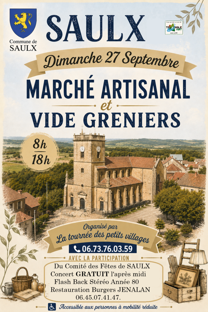 vide grenier et march&eacute; artisanal et gourmand 0 Saulx (70)