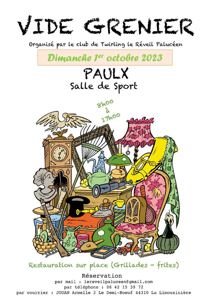 VIDE GRENIER PAULX LE 1ER OCTOBRE 2023 0 Paulx (44)