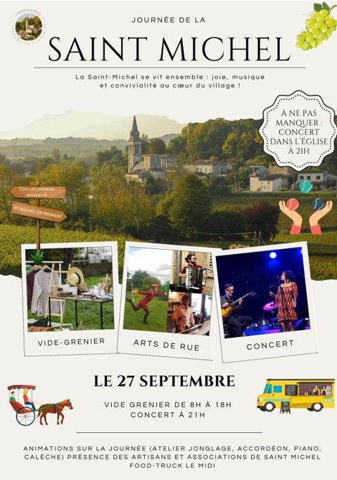 Vide-grenier Samedi 27 septembre 0 Saint-Michel-de-Fronsac (33)