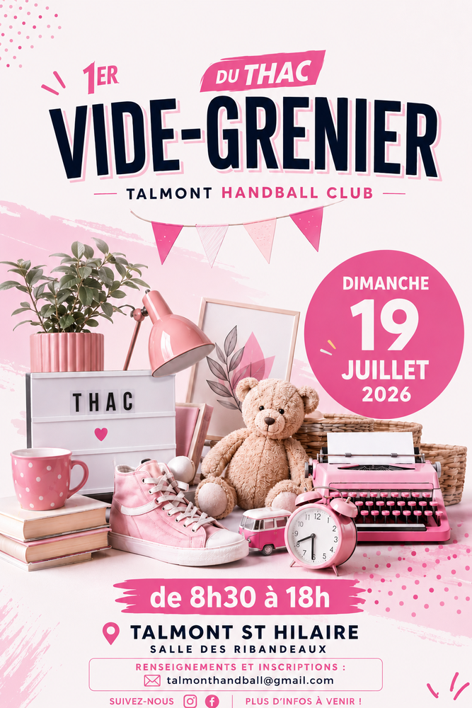 1er Vide Grenier du Talmont Handball Club 0 Talmont-Saint-Hilaire (85)