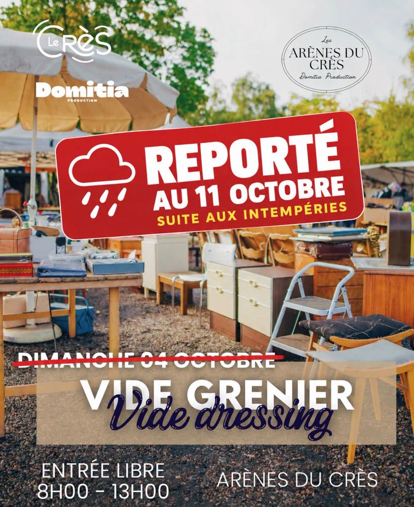 Vide grenier Vide dressing 0 Le Crès (34)
