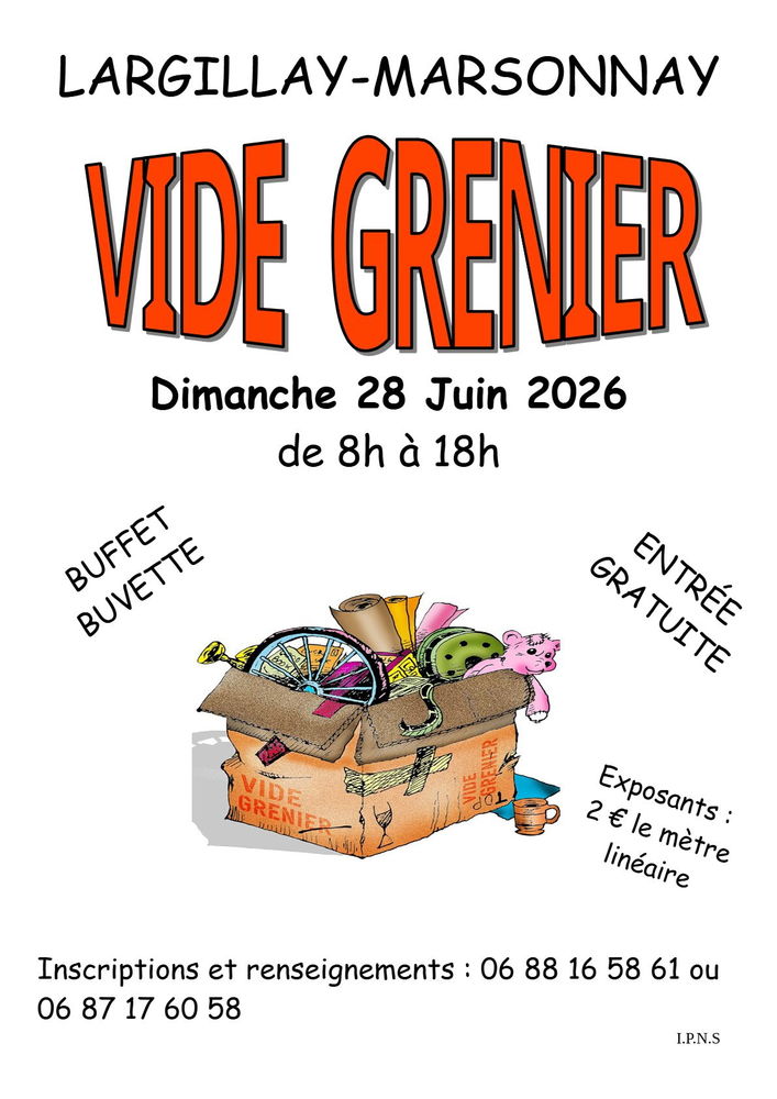 VIDE GRENIER  0 Largillay-Marsonnay (39)