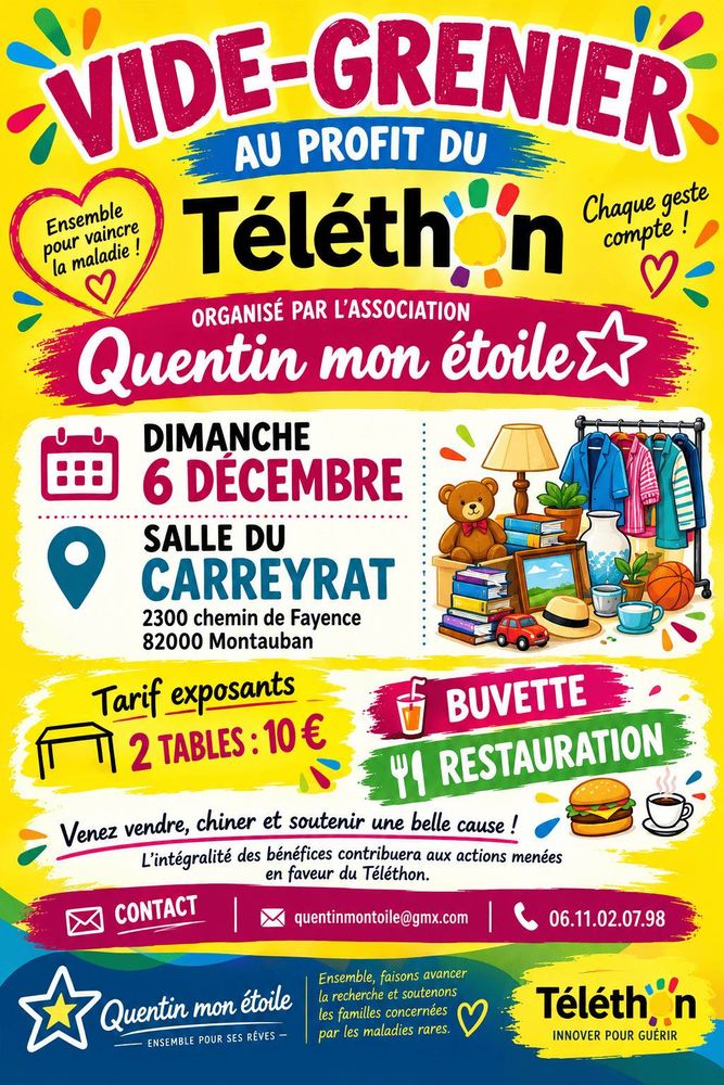 Vide grenier 0 Montauban (82)