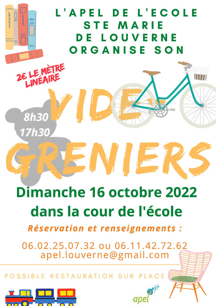 Vide-greniers dimanche 16 octobre 2022 à Louverné 0 Louverné (53)