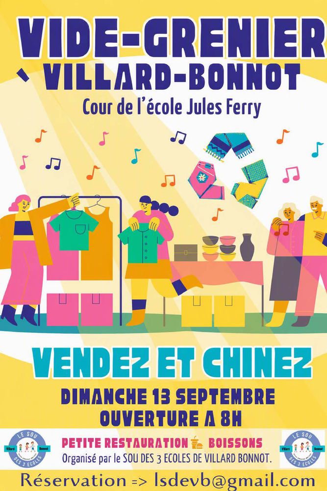 vide-greniers du sou des 3 &eacute;coles de Villard-bonnot 0 Villard-Bonnot (38)
