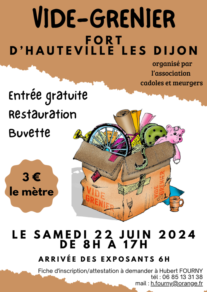 Vide-greniers au Fort d'Hauteville-Lès-Dijon 0 Hauteville-ls-Dijon (21)