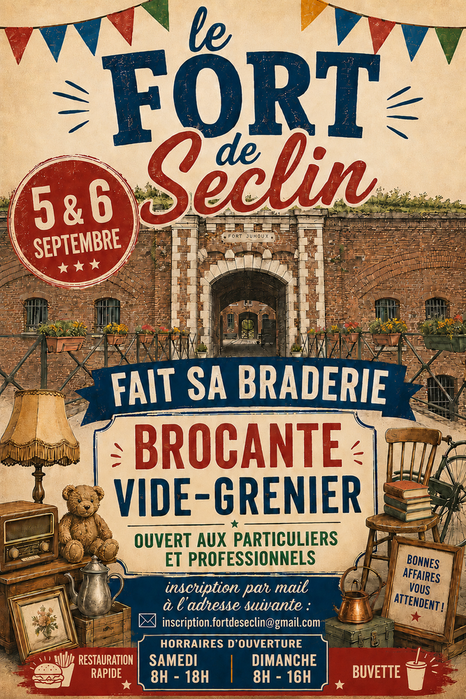 Vide-greniers au Fort de Seclin 0 Seclin (59)