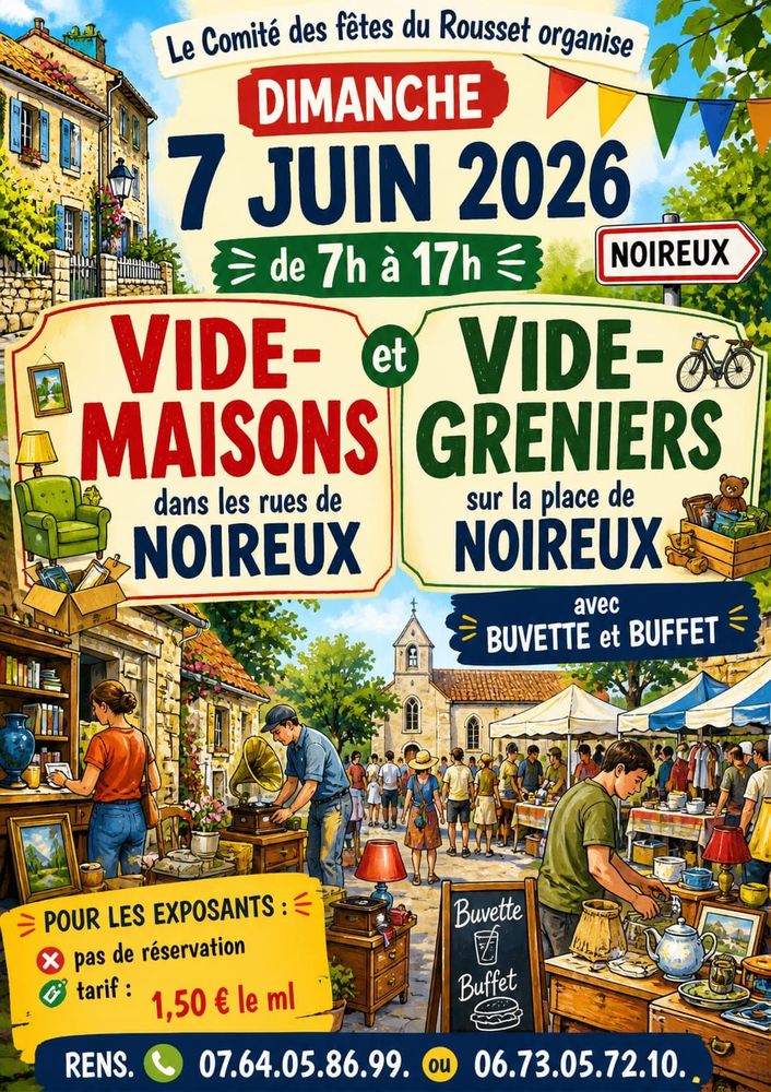 vide-greniers et vide-maisons 0 Le Rousset (71)