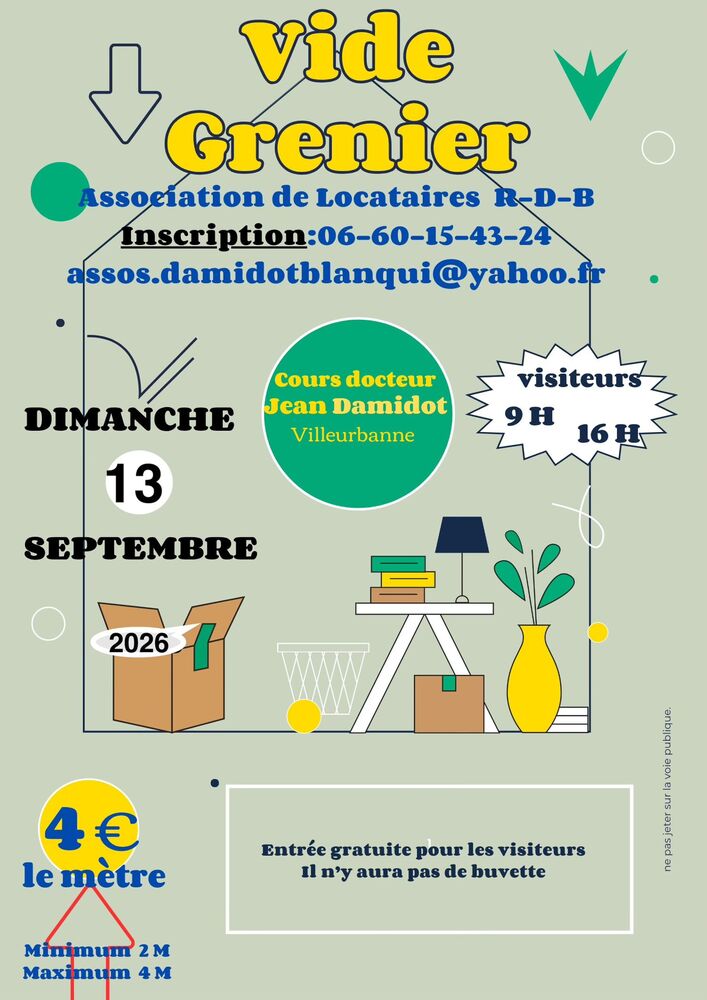 vide greniers Villeurbanne 0 Villeurbanne (69)