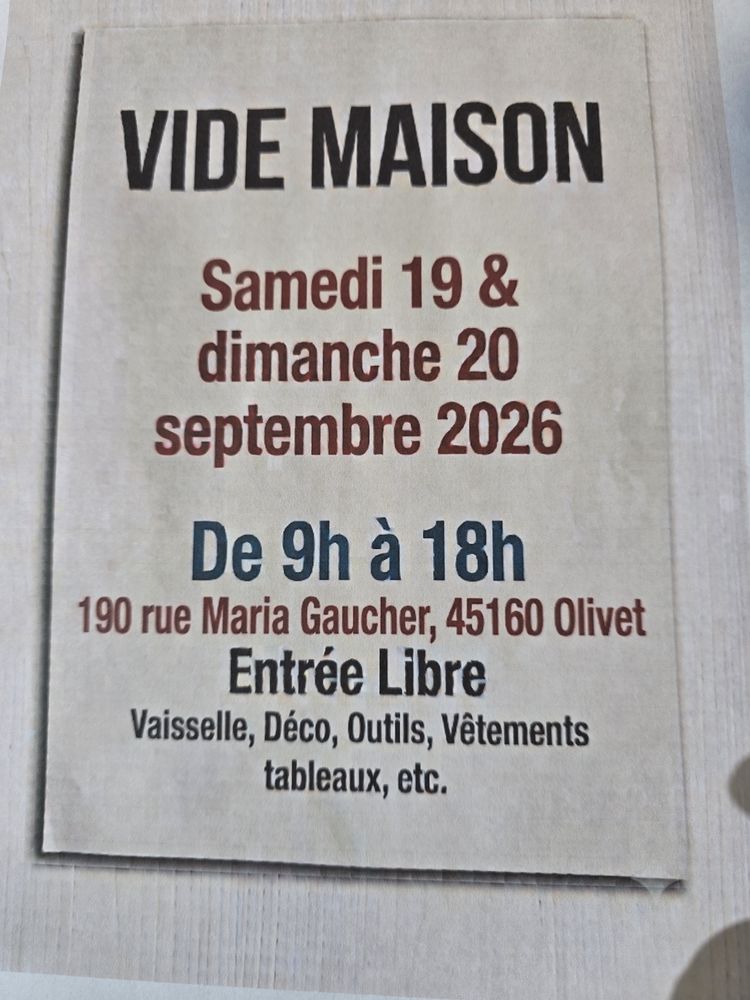VIDE MAISON 45160 OLIVET 0 Olivet (45)