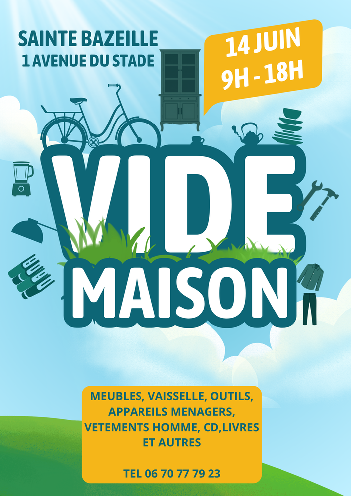 VIDE maison cause d&eacute;m&eacute;nagement 0 Sainte-Bazeille (47)