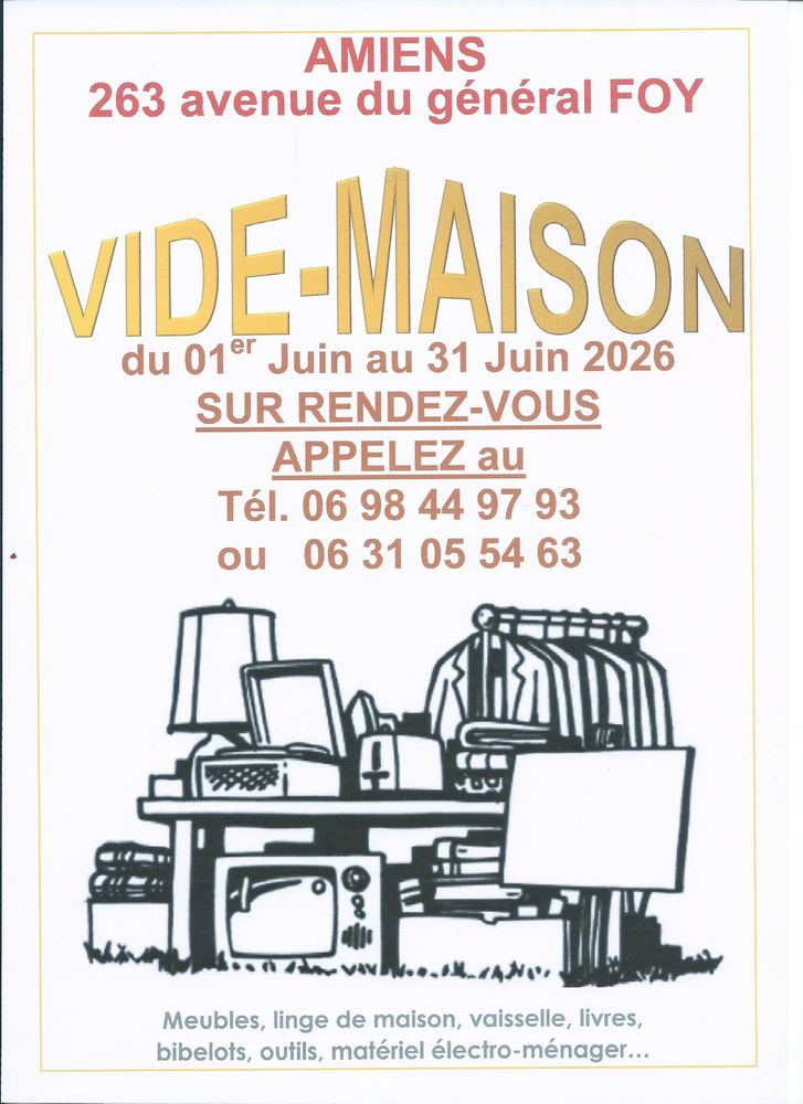 VIDE-MAISON chez Particulier 0 Amiens (80)