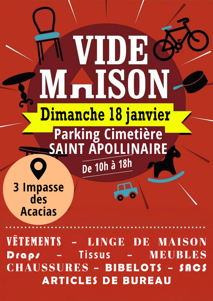 VIDE MAISON de nombreuses tr&egrave;s bonnes affaires 0 Saint-Apollinaire (21)