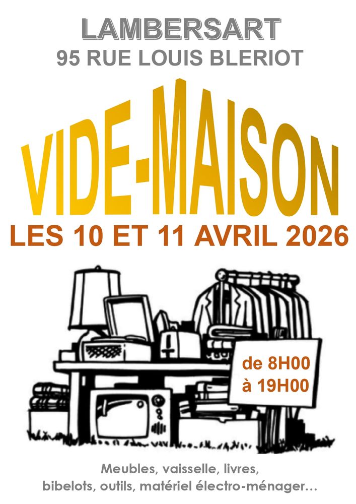 VIDE MAISON - TOUT DOIT DISPARA&Iuml;TRE 0 Lambersart (59)
