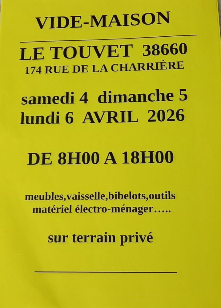 VIDE -MAISON 0 Le Touvet (38)