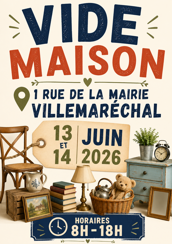 vide maison. 0 Villemar�chal (77)