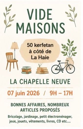 Vide maison 0 La Chapelle-Neuve (56)