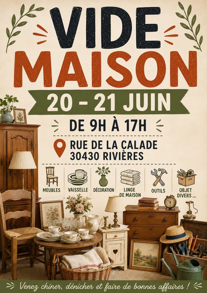 Vide Maison 0 Rivières (30)