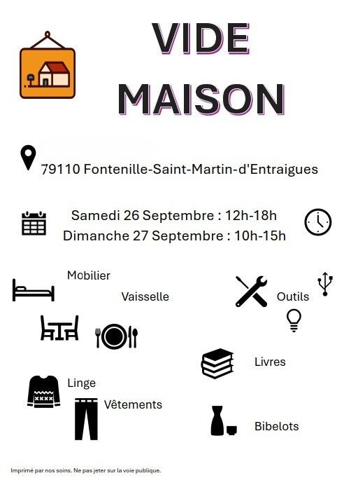 Vide Maison 0 Fontenille-Saint-Martin-d'Entraigues (79)