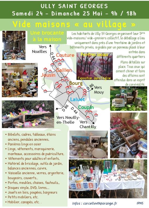 Vide maisons "au village " Une brocante à la maison 0 Ully-Saint-Georges (60)