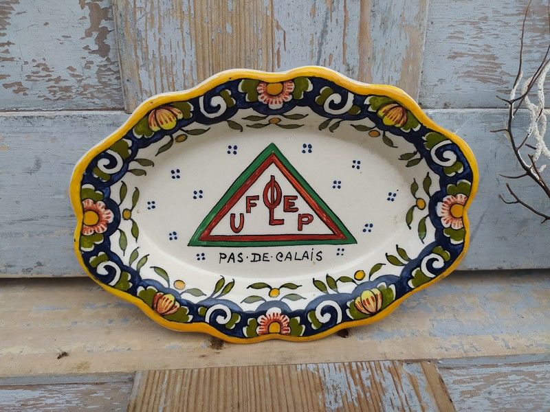 Vide Poche Publicitaire Fa�ence Desvres UFOLEP Pas de Calais 35 Loches (37)