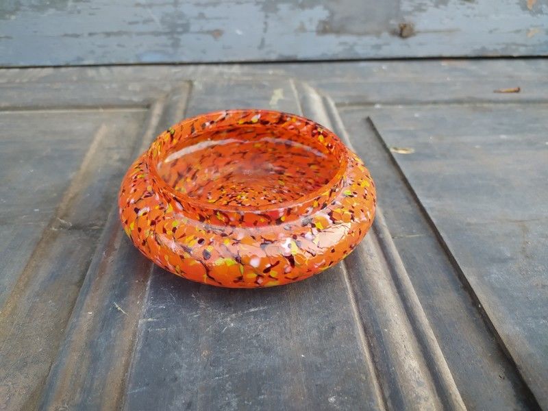 Vide Poche Verre Orange Marmor� Tch�que Bohemian Glass
25 Loches (37)