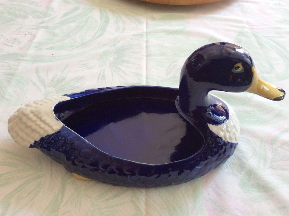 Vide poches canard c�ramique bleue/blanche/jaune 15 Gif-sur-Yvette (91)