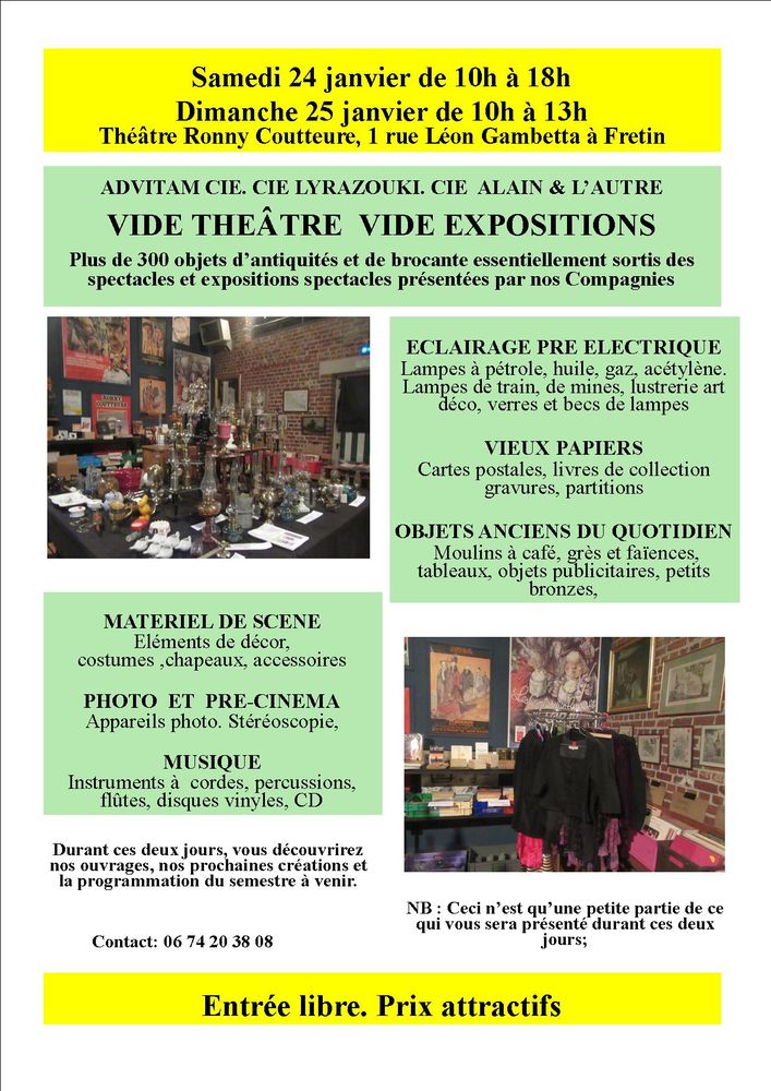 Vide-Th&eacute;&acirc;tre. Brocante 0 Fretin (59)