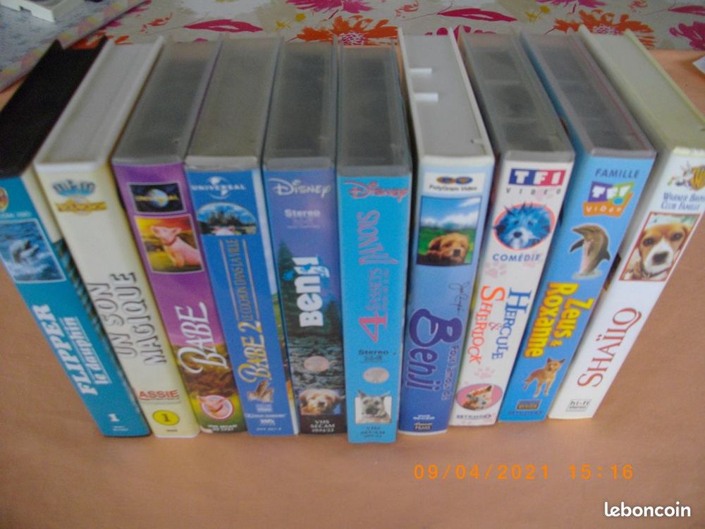 8  k7 VIDEO VHS AVEC ANIMAUX (5 � la K7)) 5 Perros-Guirec (22)