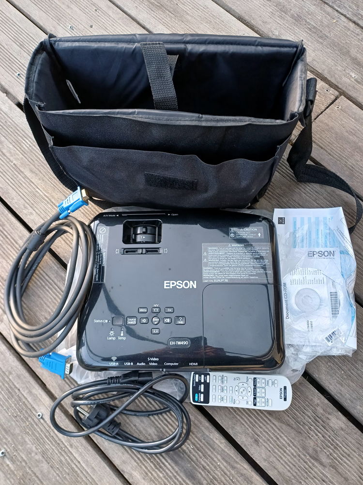 Vid�o projecteur EPSON EH-TW490 �tat neuf 390 Tours (37)