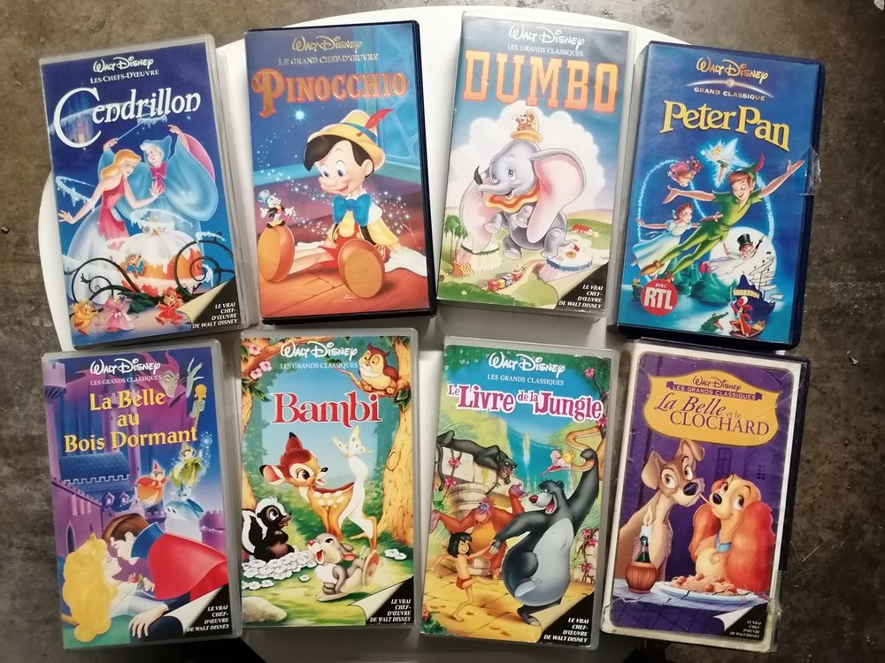 vid�os cassettes Walt Disney 40 Valbonne (06)