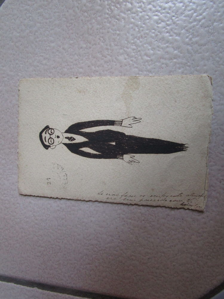 LOT VIEILLE CARTE POSTALE CARICATURE 1927 4 Villepinte (93)