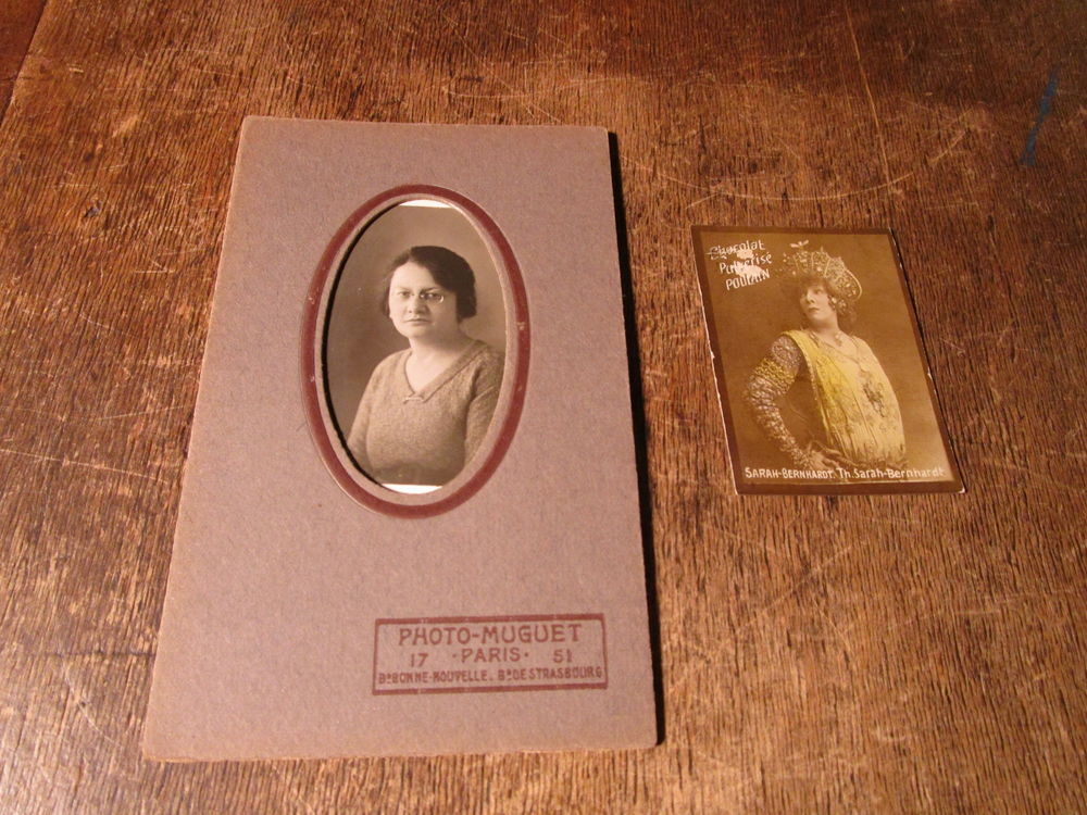 VIEILLE PHOTOS PORTRAIT CHOCOLAT POULAIN SARAH BERNHARDT 5 Villepinte (93)