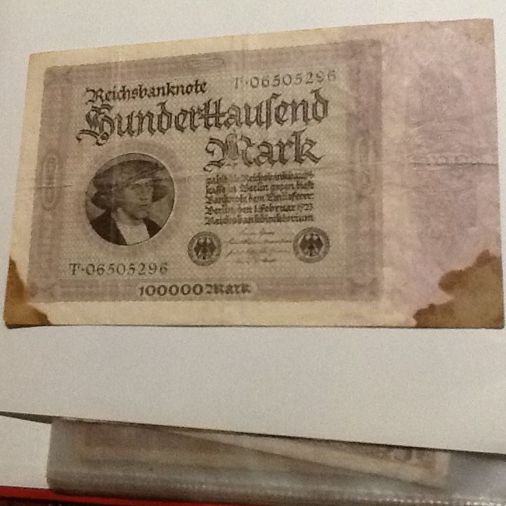 Vieux billet de banque allemand 0 Noisy-le-Grand (93)